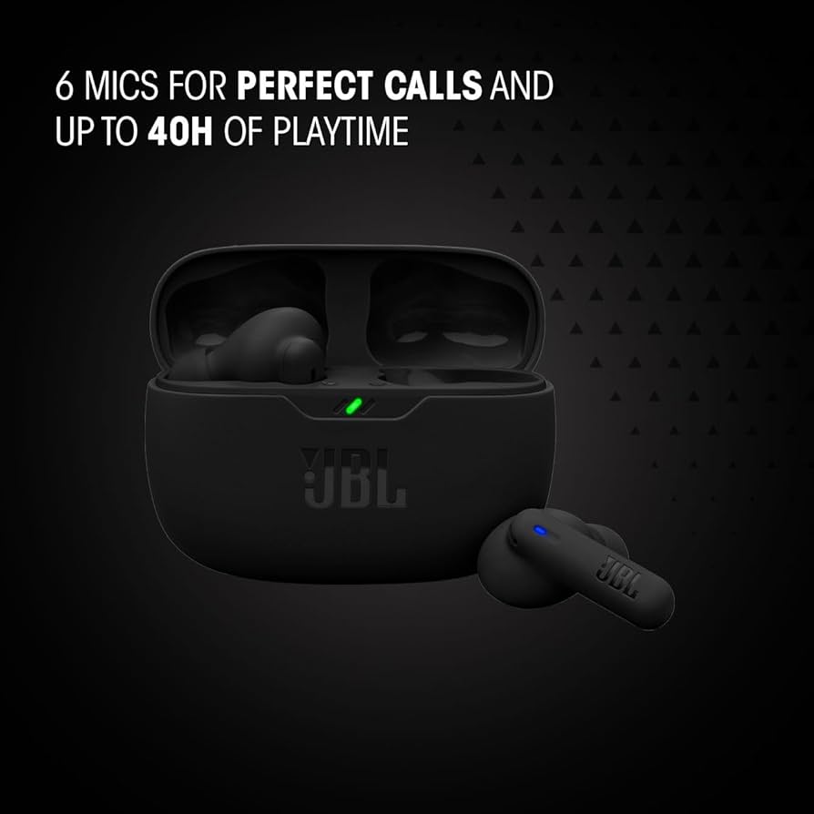 JBL WAVE BEAM 2 ブラック JBL Wave Beam 2 True Wireless Earbuds, 8mm Dynamic Driver